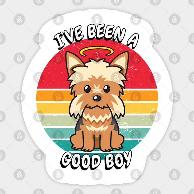 Cute terrier dog is a good boy Sticker by Pet Station